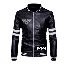 Cargar imagen en el visor de la galería, CHAQUETA BEISBOLERA RAYAS HOMBRE-NEGRO
