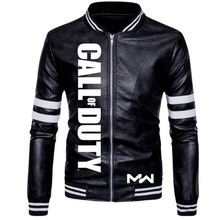 Cargar imagen en el visor de la galería, CHAQUETA BEISBOLERA RAYAS HOMBRE-NEGRO
